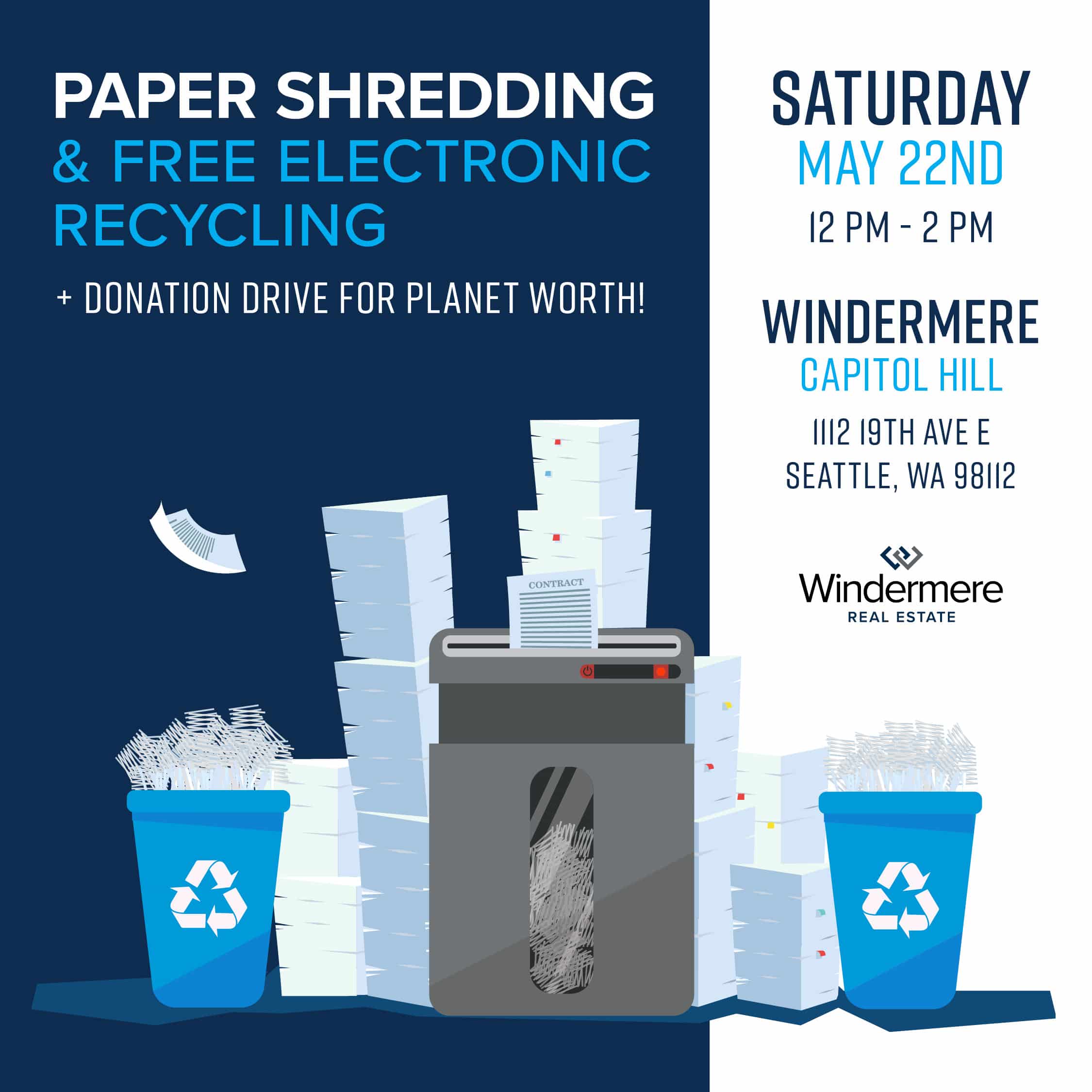 Free Document Shredding and Electronic Recycling Event Urban Marco