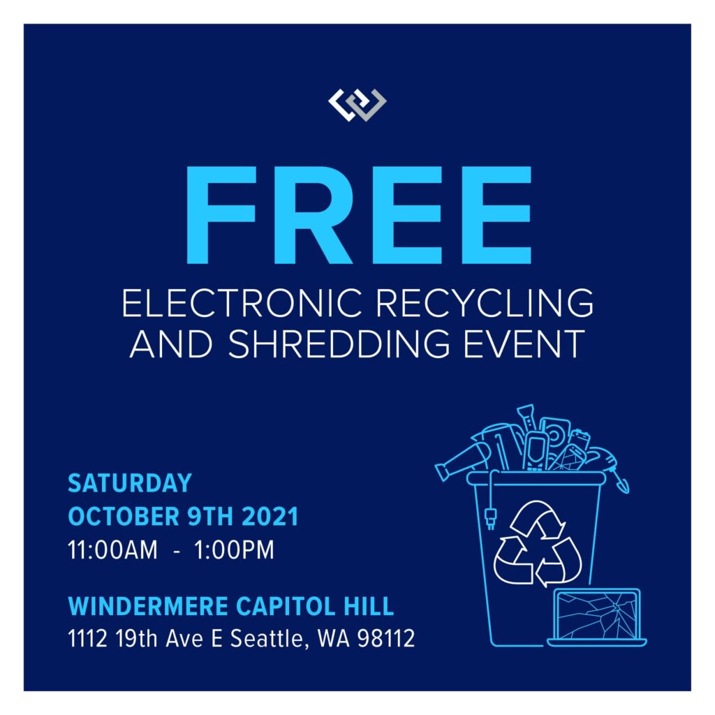 Free Electronic Recycling, Shredding & Bicycle Donation Event